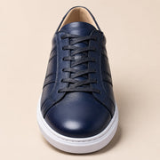 Sneaker SAYRO Marine en cuir véritable, vue de face