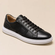 Sneaker SAYRO Noir en cuir véritable, vue trois quarts